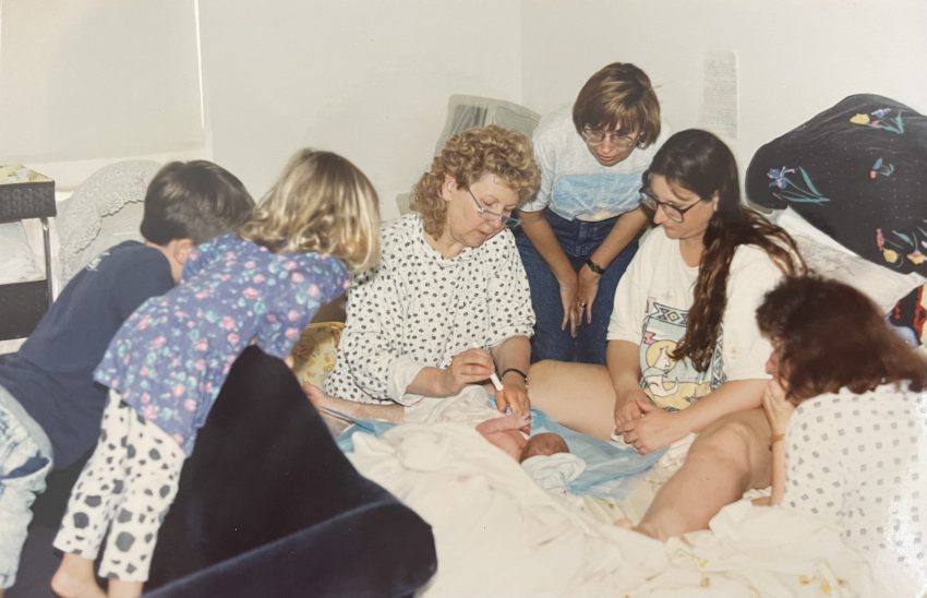 Mother’s Day 2024 photo of Cindi and children 1992